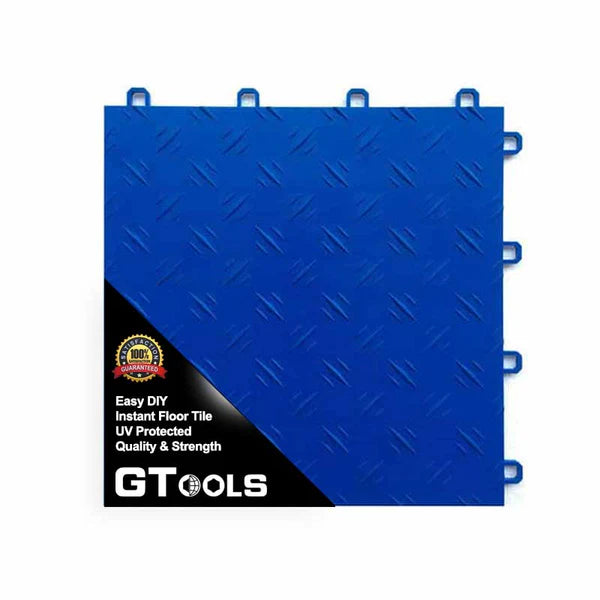 305 series Chequer Plate Garage Floor Tile Box of 22