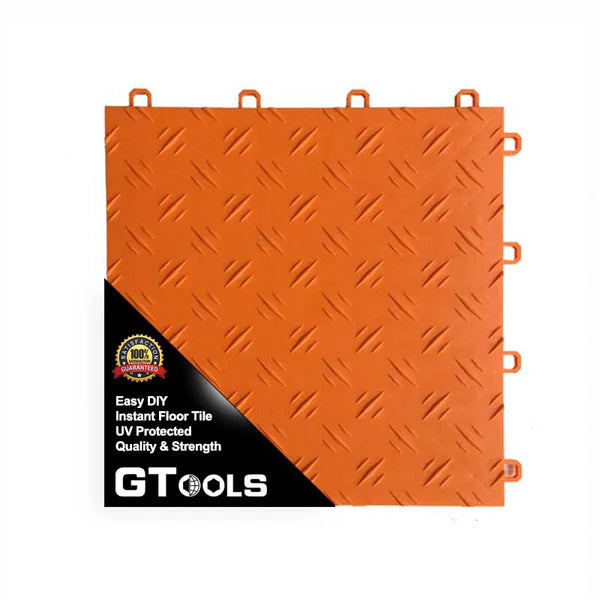 305 series Chequer Plate Garage Floor Tile Box of 22