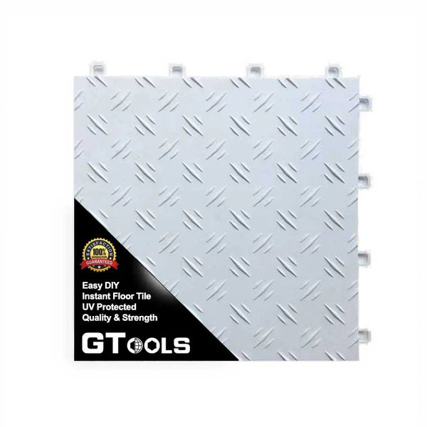 305 series Chequer Plate Garage Floor Tile Box of 22