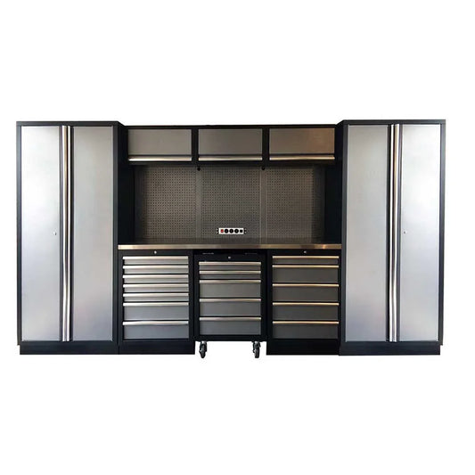 3.9M Workbench, Drawer & 2 x Double Door Tall Cabinet Set / GT-COMBO 20