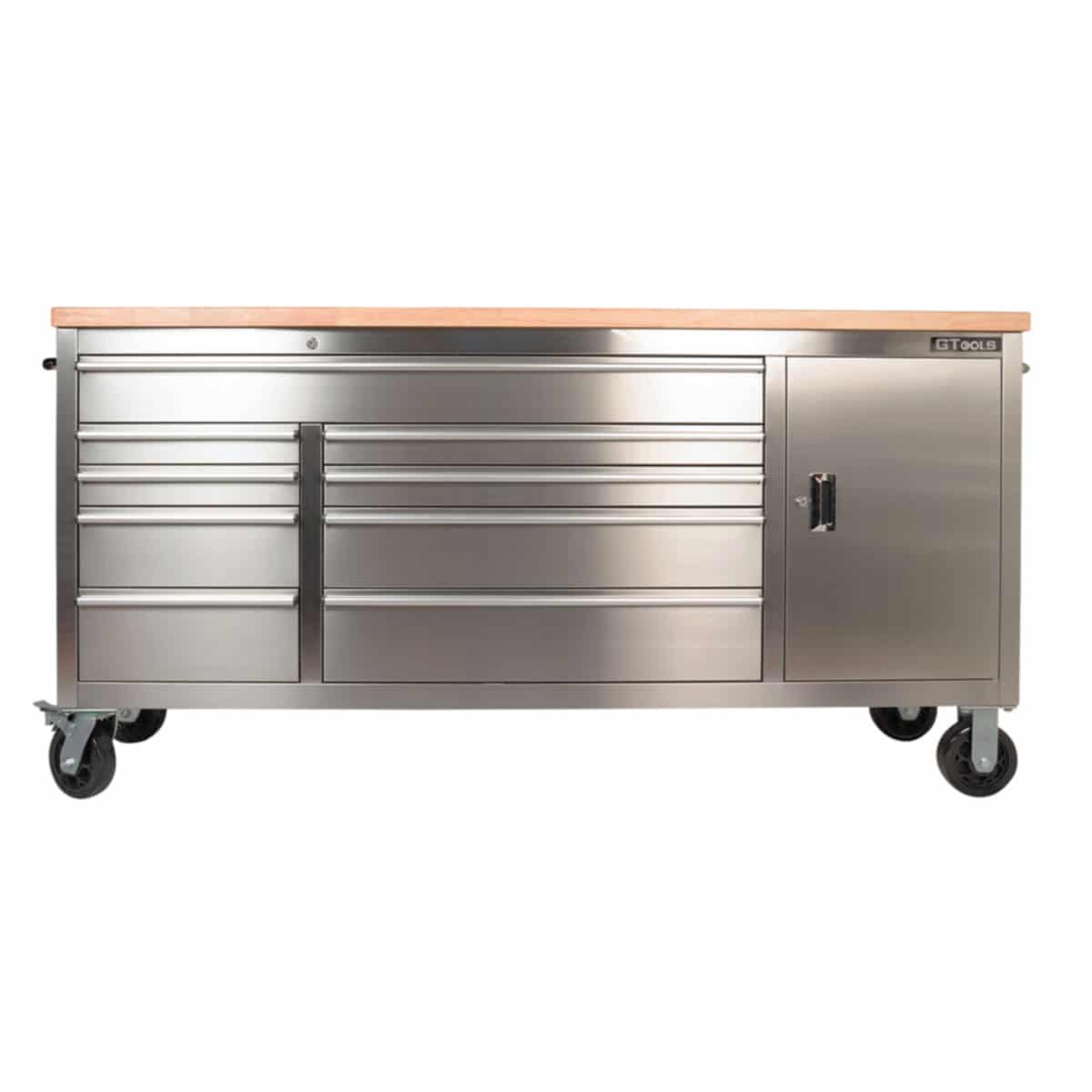 1.8m Roll Cab/Bench 9-Drawer + Cupboard