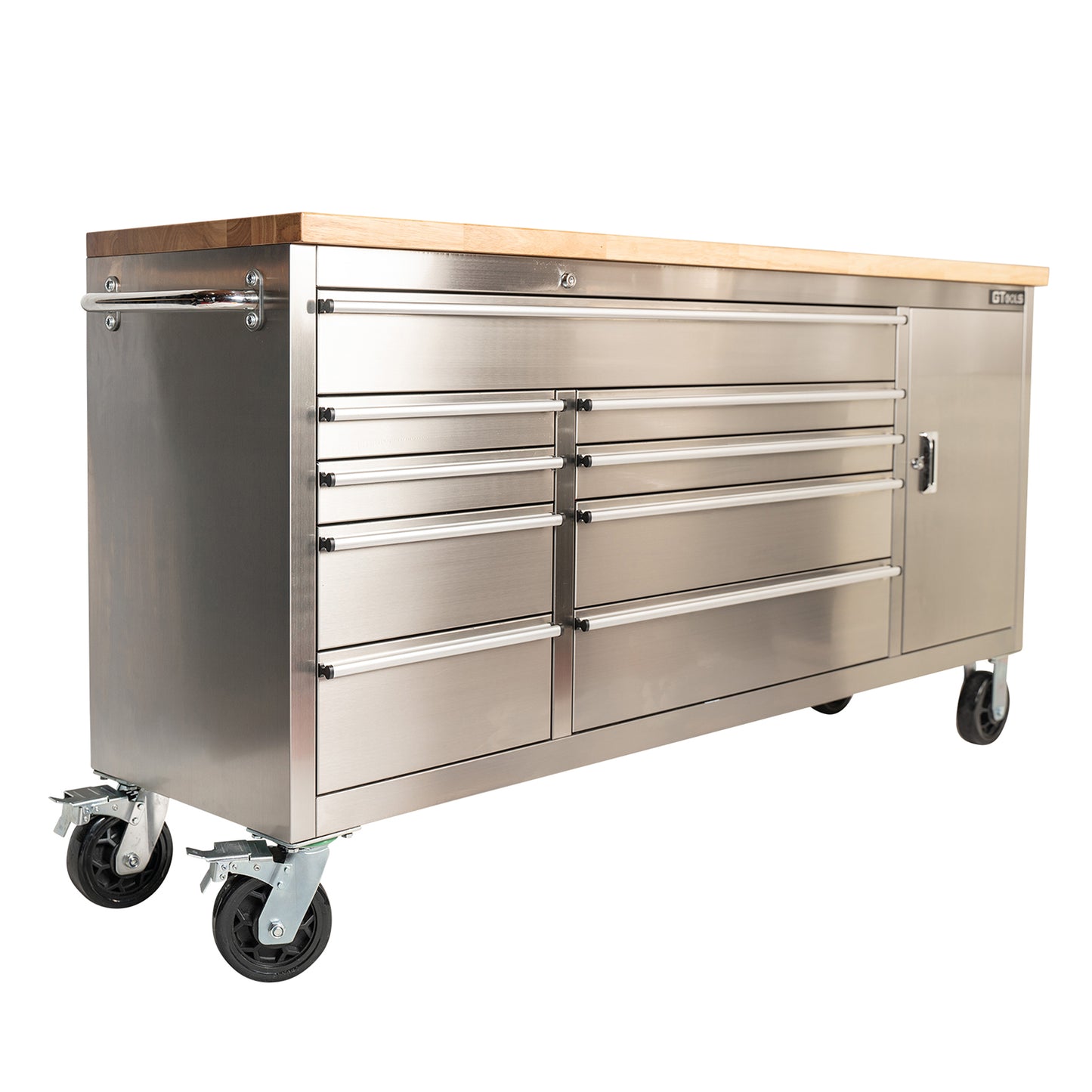 1.8m Roll Cab/Bench 9-Drawer + Cupboard