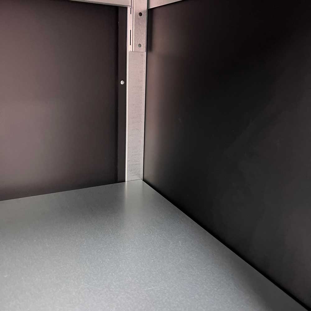 1.8M Red Powder Coated Steel Locker Cabinet