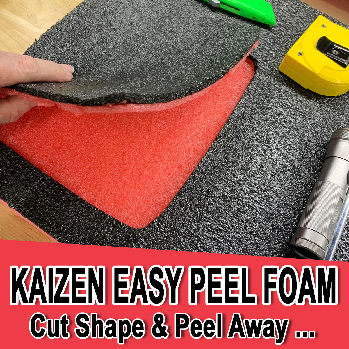 Kaizen Easy Peel Tool Foam (2 pack) 1Mx0.67Mx30mm per sheet