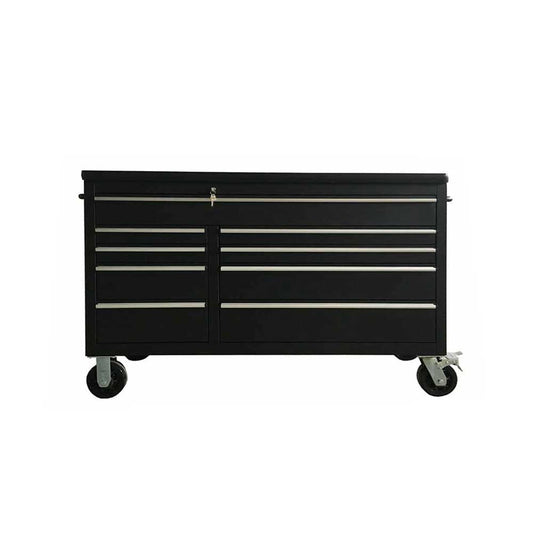 1.4M Black Powder Coat Workbench Combo with UPPER CABINETS