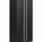 Black Powder Coated Double Door Locker Cabinet