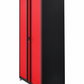 Red Powder Coated Double Door Locker Cabinet