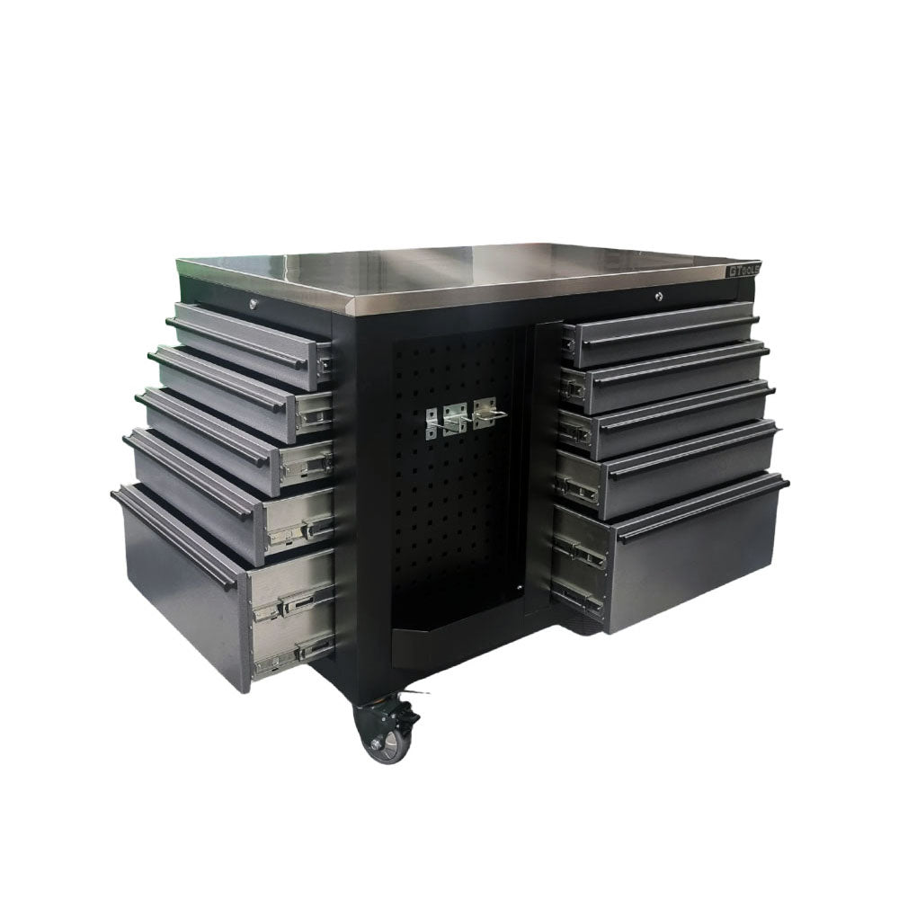 Island Bench and Tool Storage with Free Accessories Set