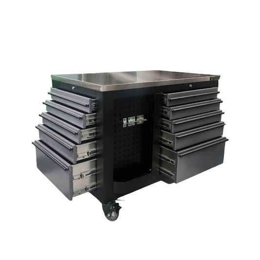 Island Bench and Tool Storage with Free Accessories Set