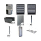 2.0m Workbench, Corner Module and Single Door Locker