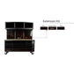 1.8M Black Tinted Stainless Steel Workbench Upper Cabinet Combo + Power Board & Panels