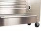 1.8M Stainless Steel Tool Chest with 9-Drawers + Cupboard and Overhead cabinets