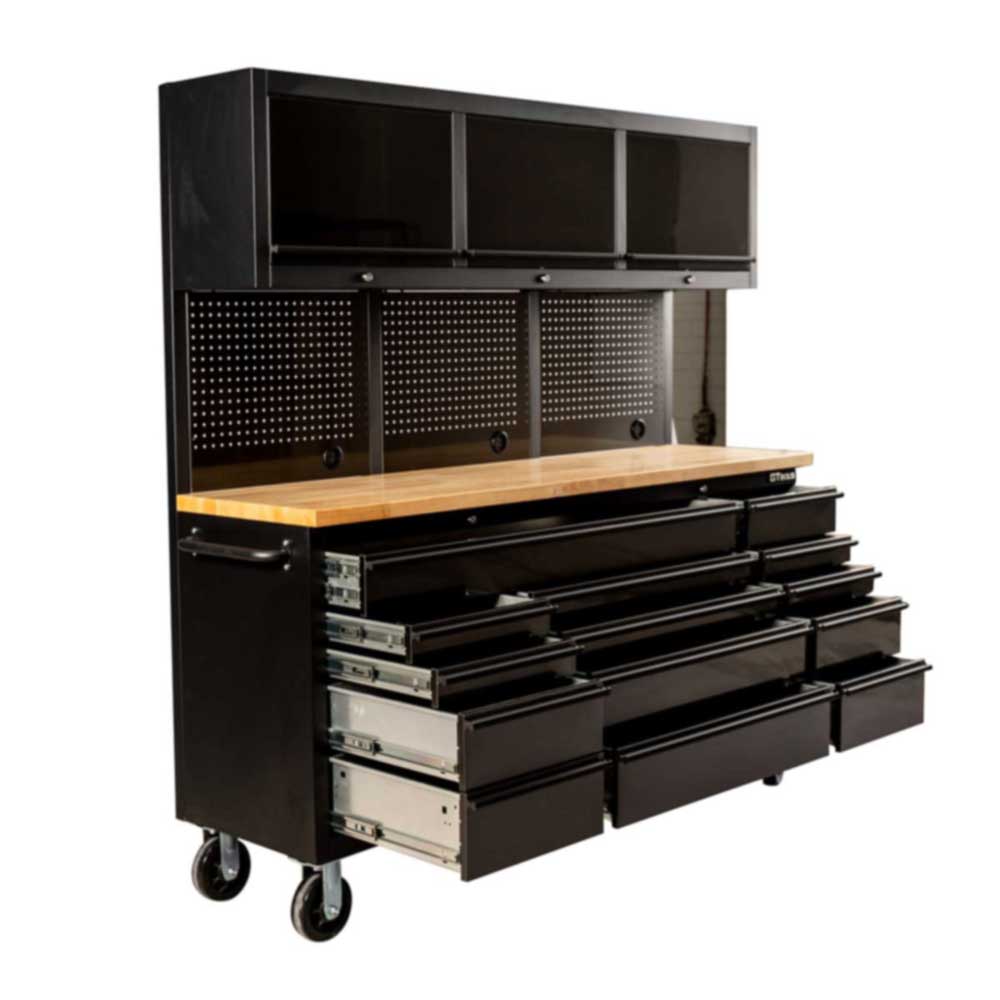 1.8M Stainless Steel Workbench Combo with Mega Drawer