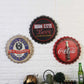 35cm Man Cave Metal Bottle Cap Tin Sign