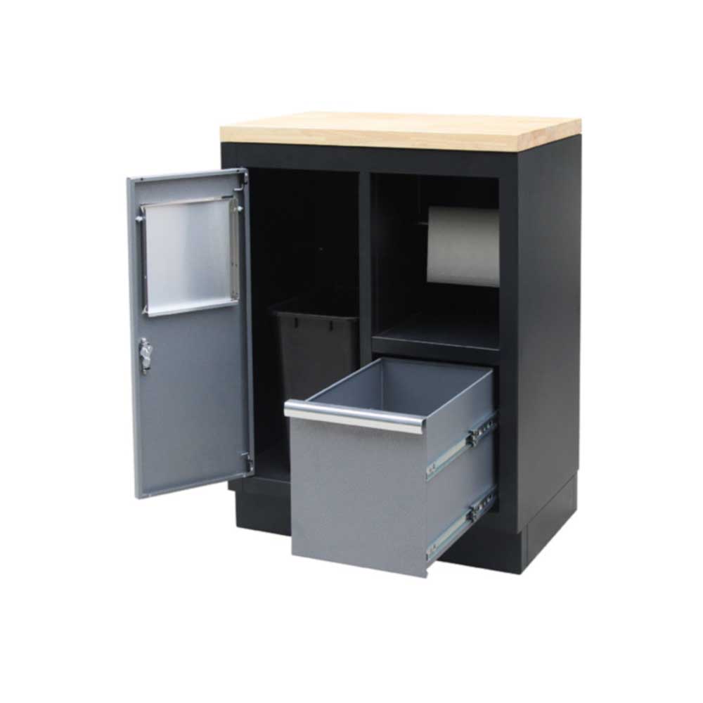 Trash Bin and Paper Holder Cabinet