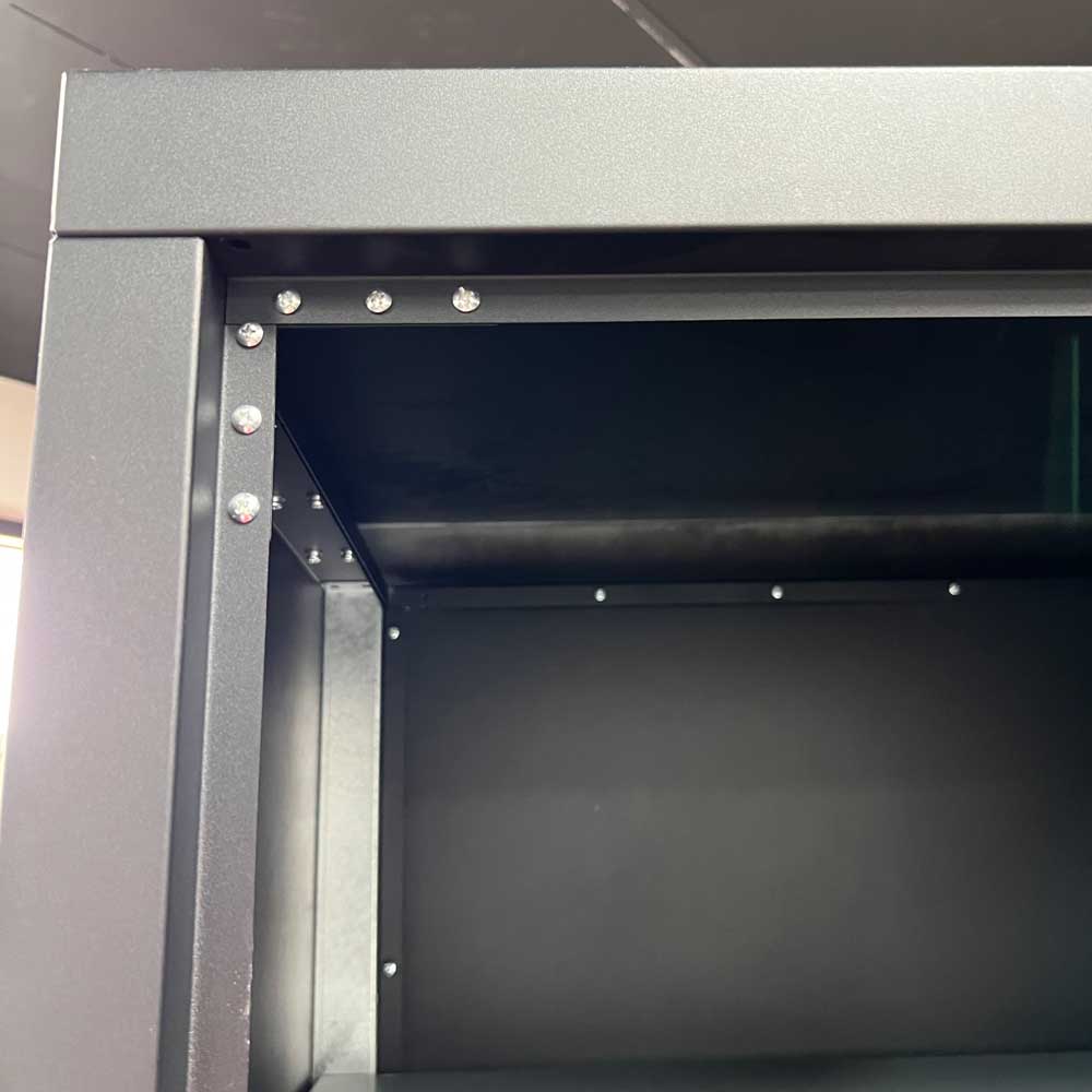 Locker cabinet Black Tinted or Stainless Steel