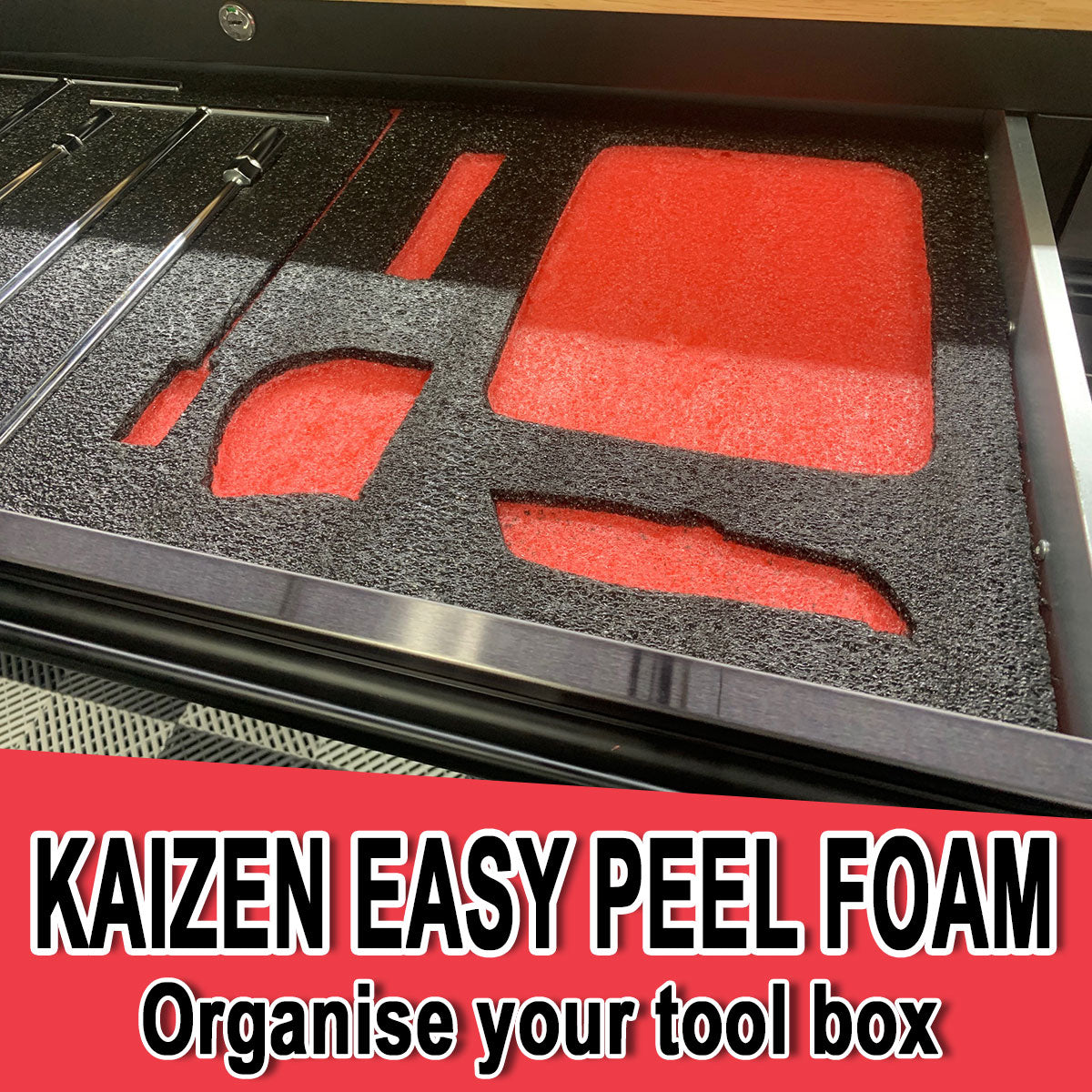 Kaizen DIY Easy Peel Tool Foam (2 pack) 1Mx0.67Mx30mm per sheet