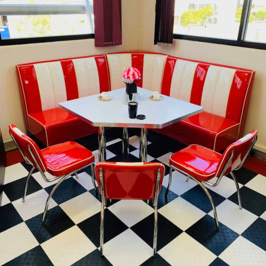1950 Retro Cafe Corner Diner Set